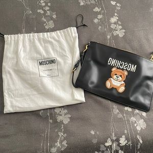 Authentic Moschino Teddy Clutch